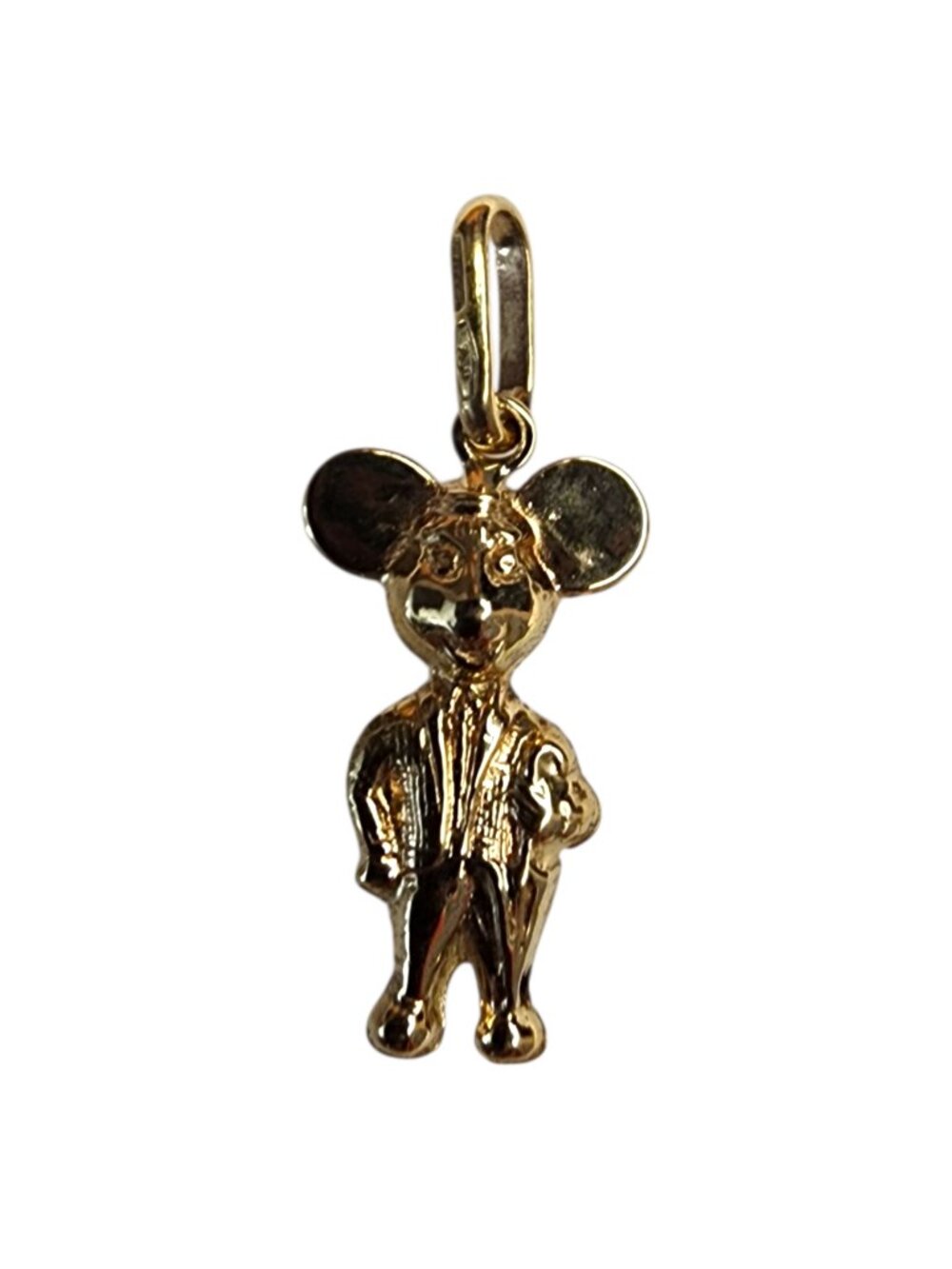 18K Yellow Gold Topo Gigio Charm #25462